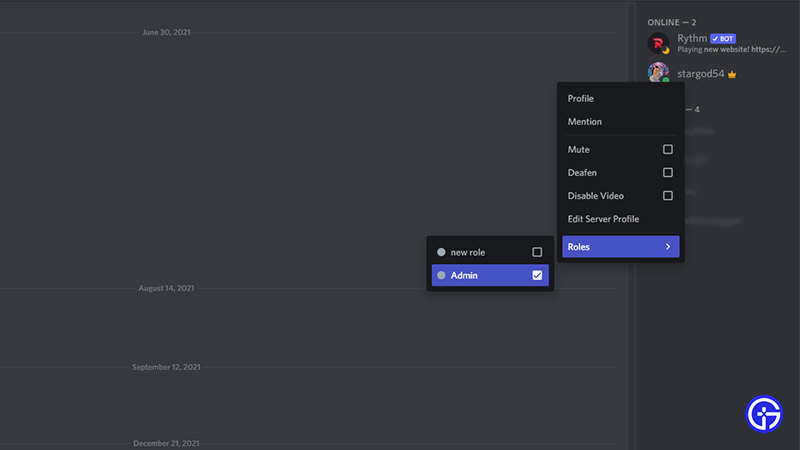 how to make someone an admin on discord