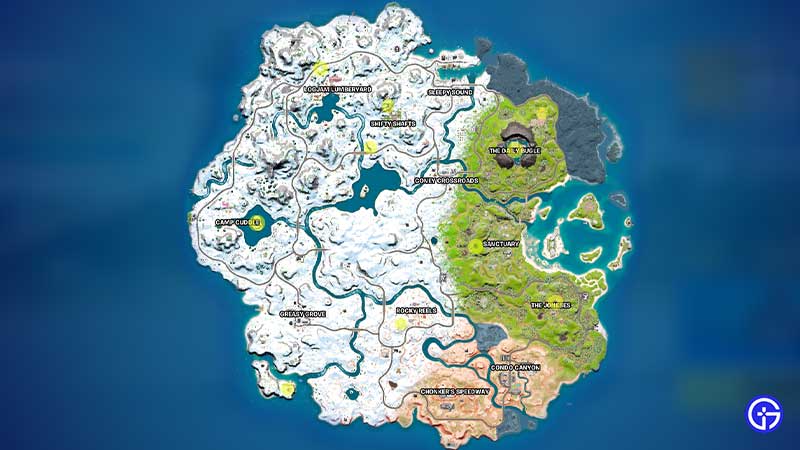 fortnite cog tags map location