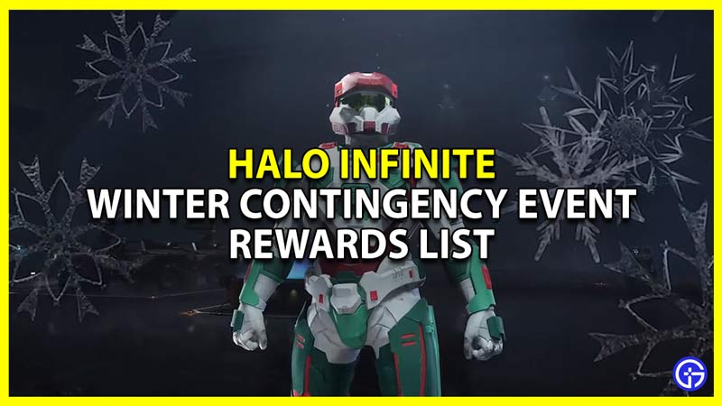 halo infinite winter contingency rewards list