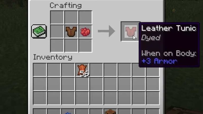 how-to-dye-leather-armor-in-minecraft-youtube