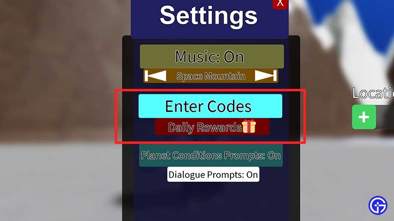 Space Tycoon Codes Roblox how to redeem