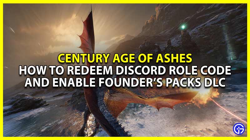 how to redeem discord role code in century age of ashes