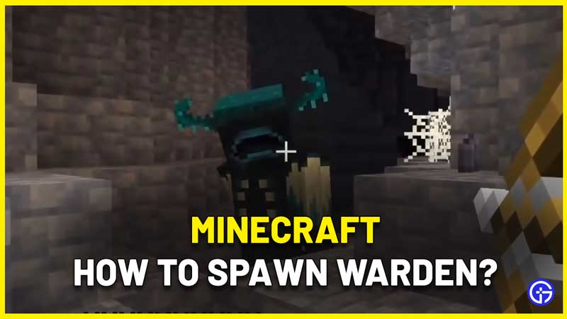 how to spawn warden minecraft