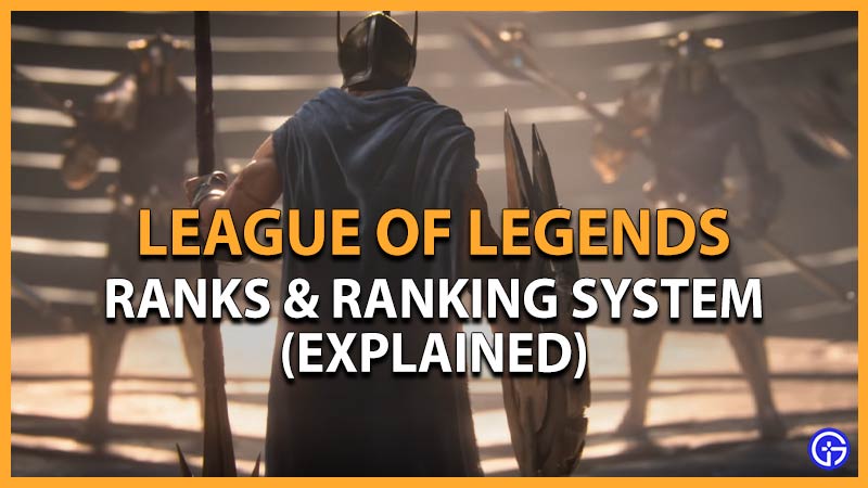 league of legends ranks ranking system