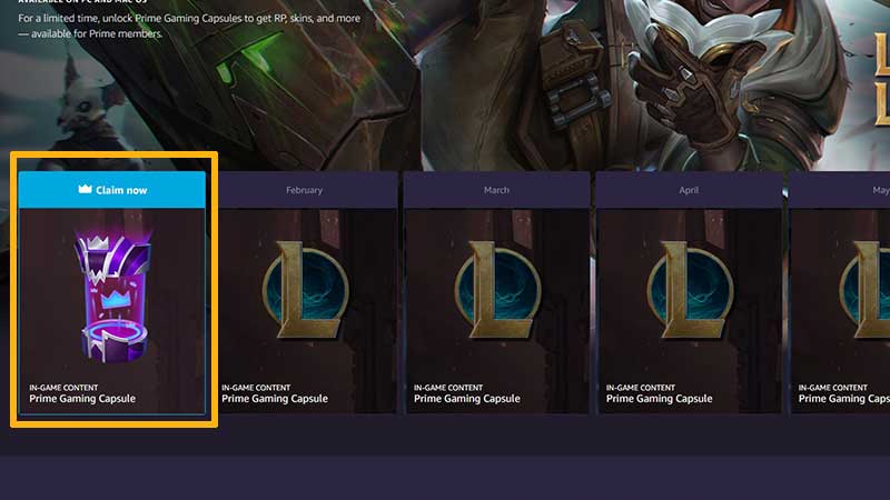 lol prime gaming twitch riot games account rewards