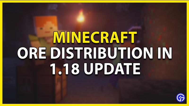 ore distribution in minecraft 1.18