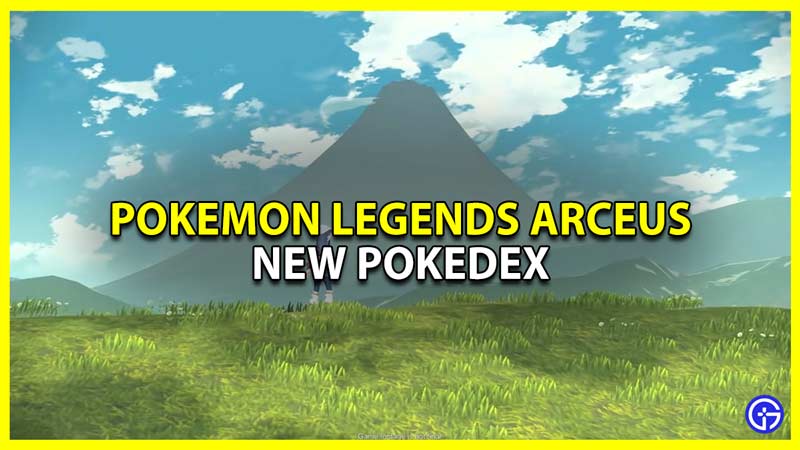 pokemon legends arceus new pokedex