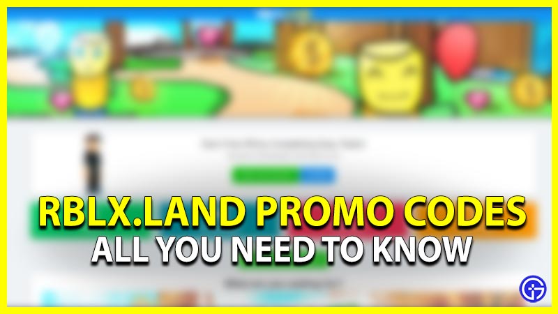 Bloxland Promo Codes April 2021, Free Robux (RBLX LAND Codes)