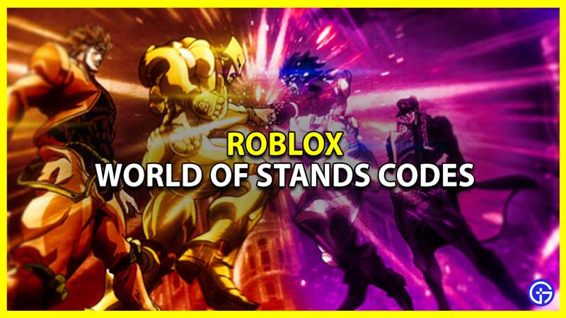 roblox world of stands codes