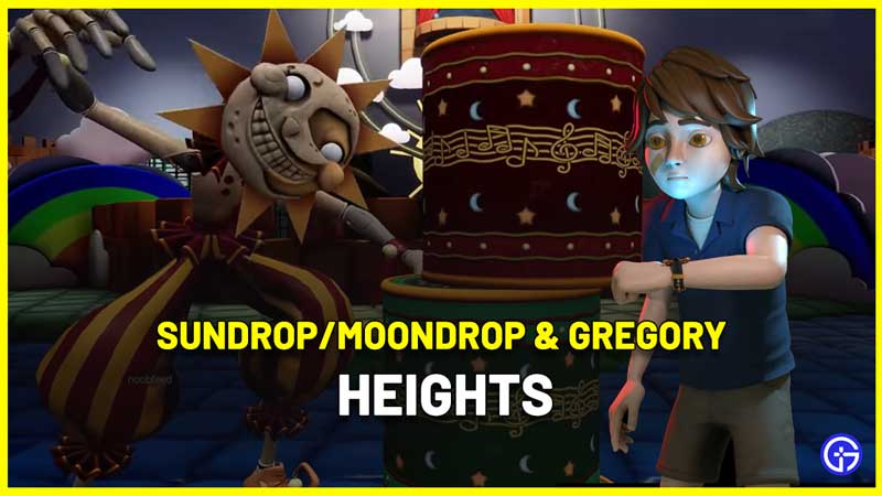 How Tall Are Sundrop Moondrop & Gregory In FNAF Security Breach