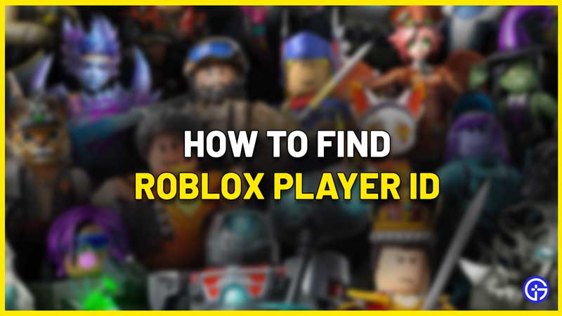 how to find roblox player user id
