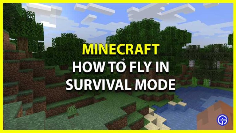 How To Fly In Minecraft Survival Mode