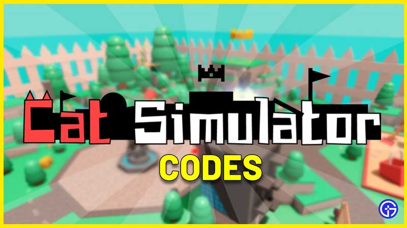 Roblox Cat Simulator Codes