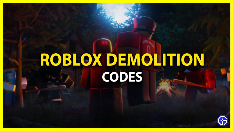 Roblox demolition codes