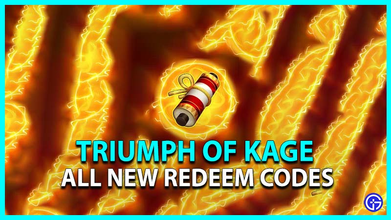 Triumph of Kage Codes