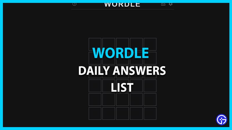 wordle answers today daily word solution