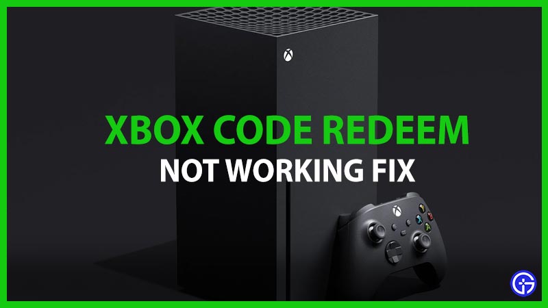 xbox gift redeem code not working error fix