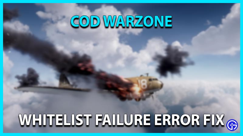 how to fix whitelist failure error