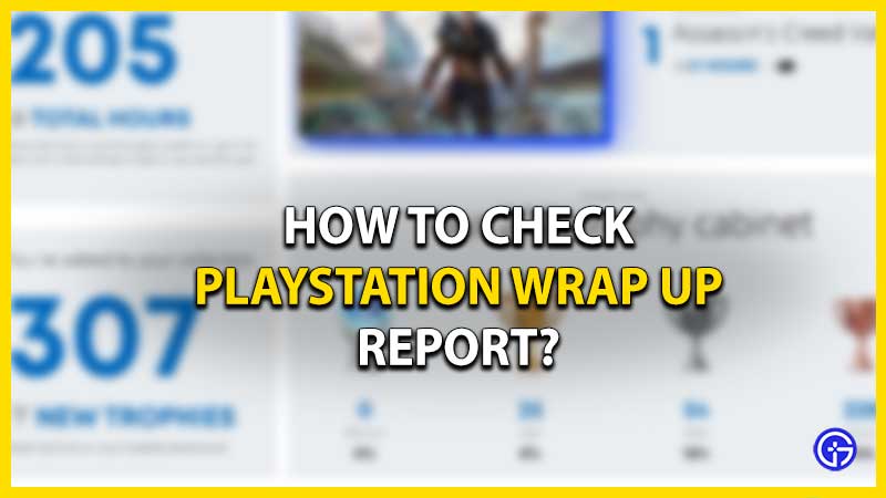 How to Check Playstation Wrap Up Report
