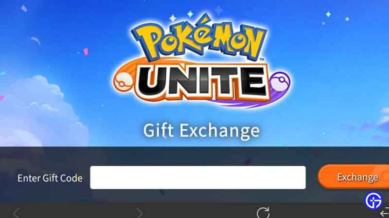how to enter code pokemon unite