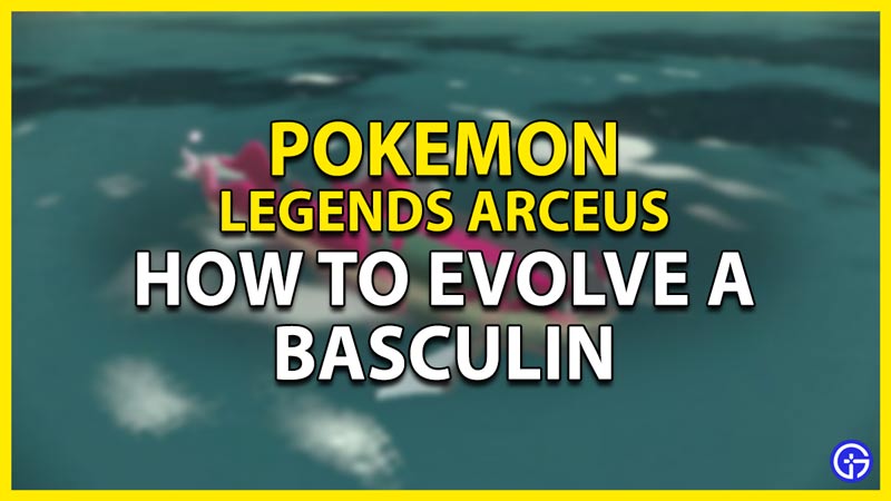 how to evolve basculin into basculegion in pokemon legends arceus
