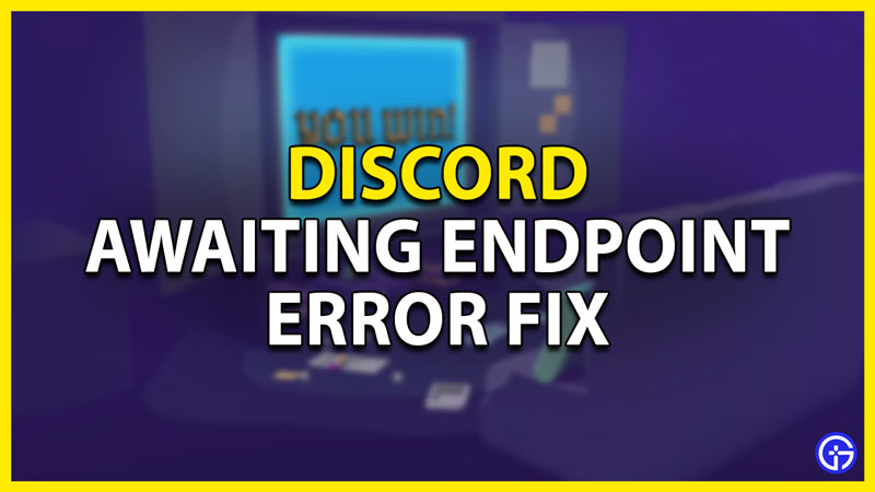how to fix awaiting endpoint error in discord