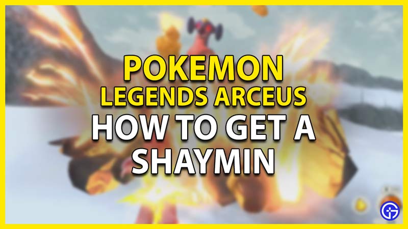 how to get a shaymin in pokemon legends arceus