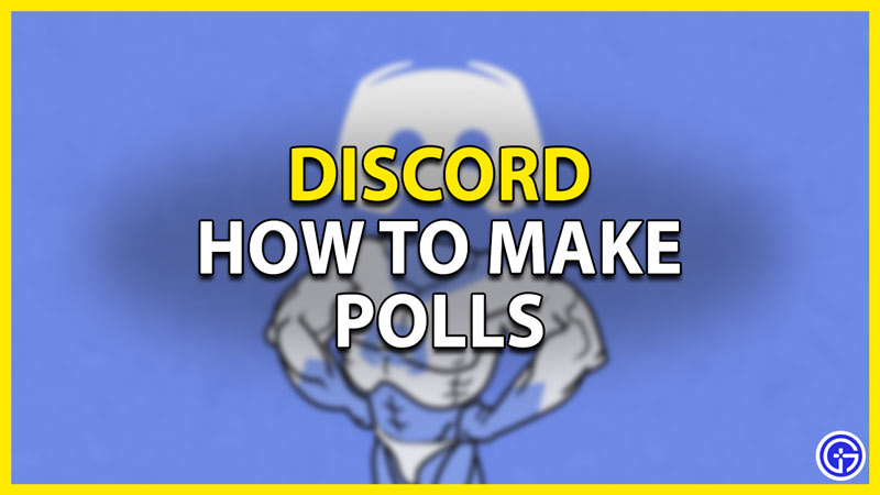 how to make a poll on discord
