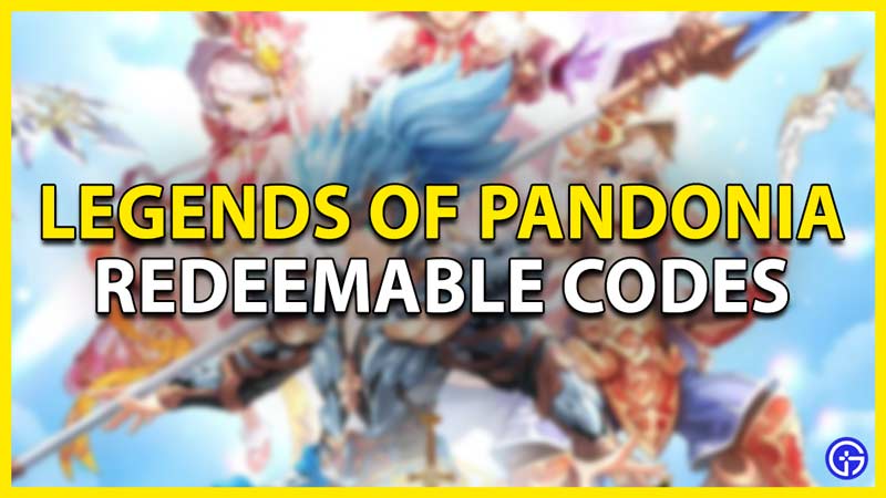 legend of pandonia codes