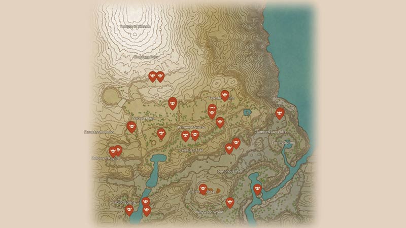legends arceus coronet highlands alpha pokemon locations