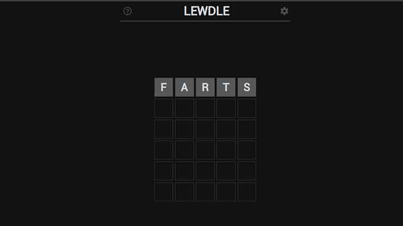 lewdle nsfw word guessing game