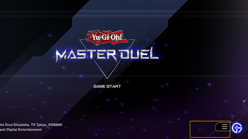 master duel game options