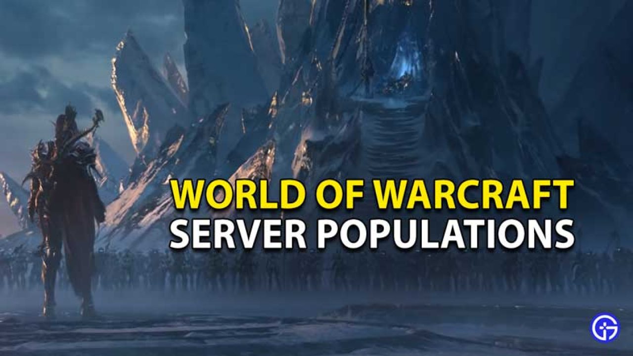 Skære af marv scaring WoW Classic Server Populations (February 2023) - Gamer Tweak