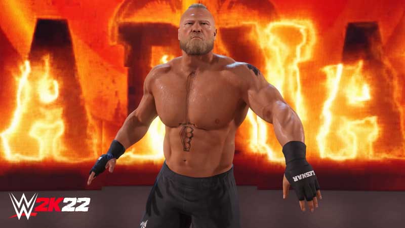 WWE 2K22 Brock Lesnar