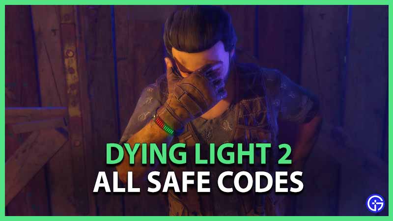 Dying Light 2 Güvenli Kod