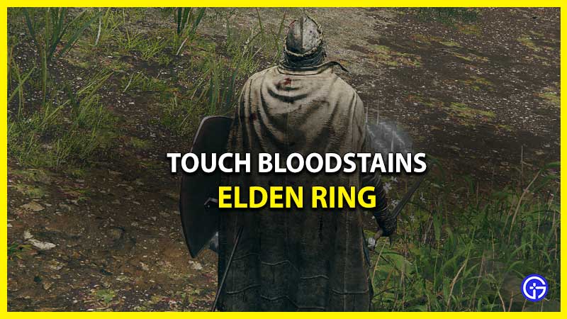 Elden Ring Touch Bloodstains Not Working Gamer Tweak