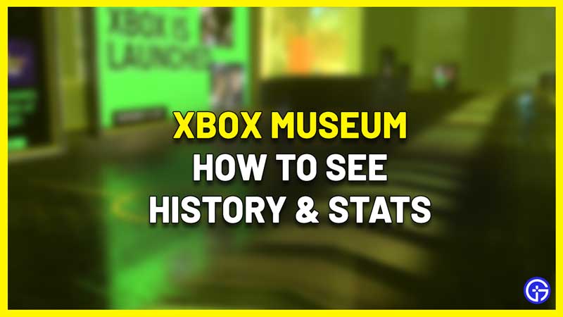 how to use xbox museum to see gaming stats