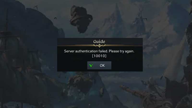 How to Fix Lost Ark Server Authentication Failed Error 10010