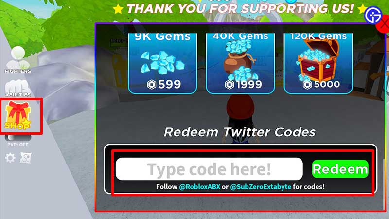 How to Redeem ABX Codes in Roblox