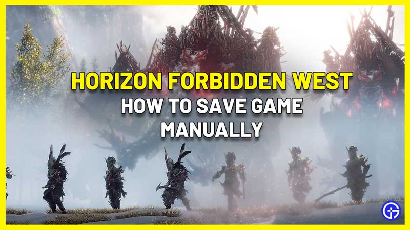 How to Save Game In Horizon Forbidden West