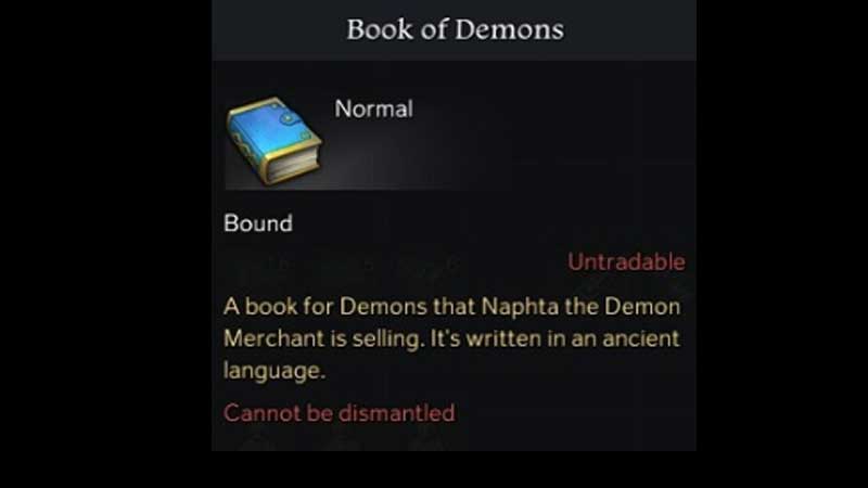 How to Use the Book of Demons in Lost Ark