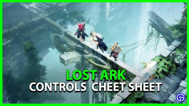 Lost Ark Keyboard Controls List Cheat Sheet