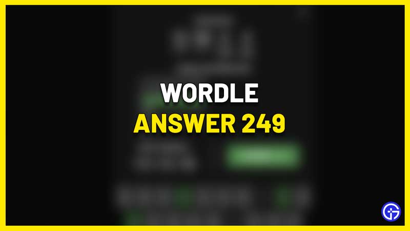 wordle answer 249