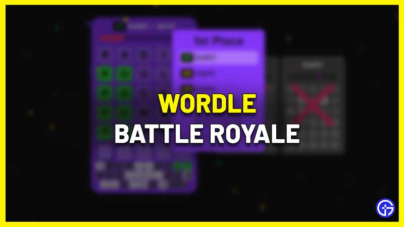 wordle battle royale game