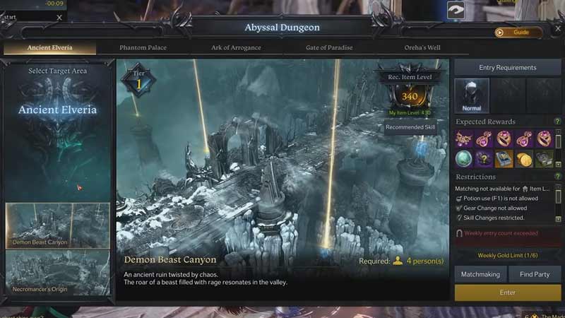 abyssal dungeons in lost ark