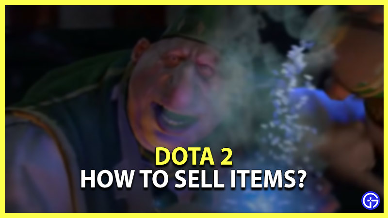 dota 2 how to sell items
