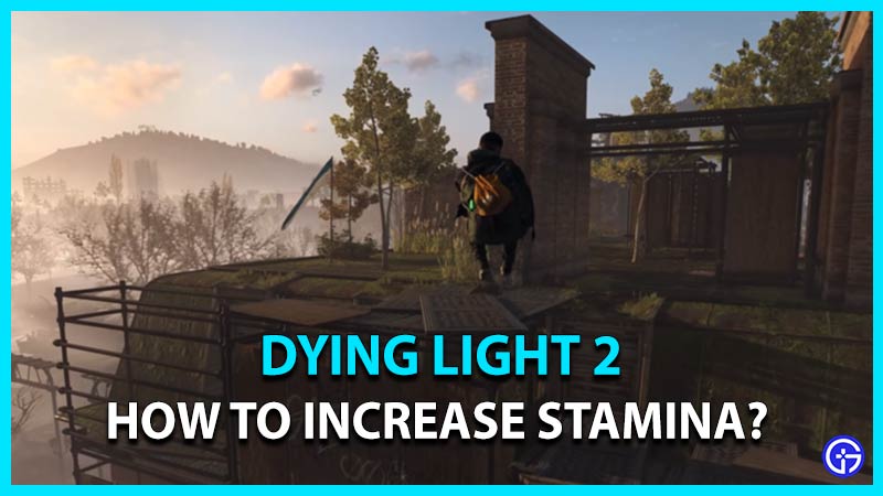 dying light 2 how to increase stamina