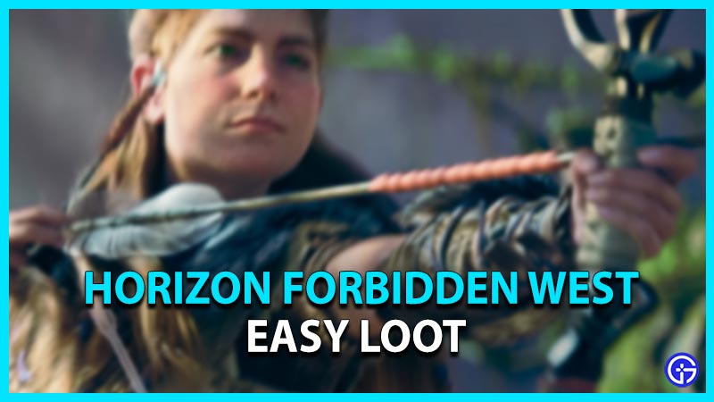 forbidden west easy loot and how to enable it