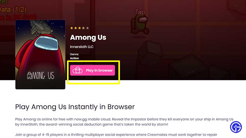 Play Among Us on the Cloud, How to Play Among Us on the Browser Without  Downloading an App