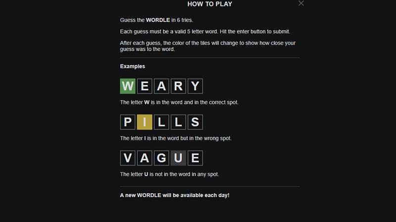 how to play wordle